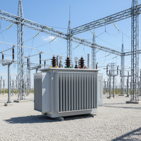 Transformateur de puissance triphasé immergé dans l'huile à trois enroulements 110 kV vers 220 V 1600 kVA Connexion Dyn11/Yyn0