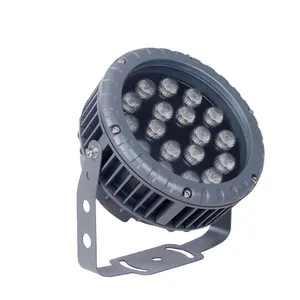 Spot d'extérieur anti-éblouissement 220 volts rgbw ip65 dmx rgb 18w projecteur à led