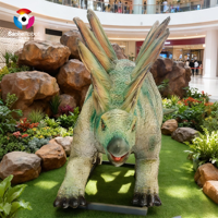Modèle de stégosaure animatronique 3D réaliste, prix d'usine personnalisé, simulation animatronique pour attraction