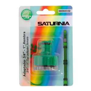 Adattatore per Tubo in Plastica 3/4" - 1" Femmina, Confezione Blister - Product Image 1