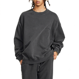Hoodie Vintage Washed Heavyweight 100% Katun Oversized Sweatshirt Logo Kustom Streetwear Grosir Hoodie Pullover Oversized - Product Image 3