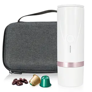 Cafetera portátil para acampar y más, hecha con materiales ABS seguros, proporciona una taza de café rico
