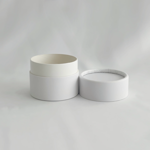 Empaquetado de tubo cilíndrico personalizado para té, tarro de papel cosmético, contenedor de cartón de grado alimenticio, tubo de papel Kraft blanco - Product Image 6