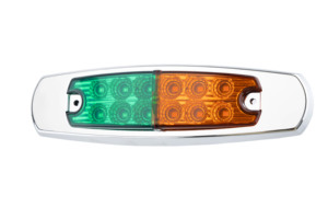 Feux latéraux <span class=keywords><strong>de</strong></span> camion bicolores à LED, nouvelle génération, très demandés, toutes combinaisons <span class=keywords><strong>de</strong></span> couleurs, 12 LED, clignotants latéraux - Product Image 3