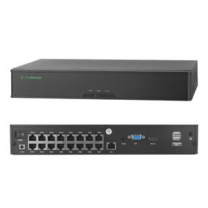 GR-N8025H2-P16 G.Craftsman Enregistreur vidéo réseau (<span class=keywords><strong>NVR</strong></span>) 25 canaux 4K H.265 avec 16 ports PoE, reconnaissance faciale et détection IA intelligente, application HiEasy VMS - Product Image 1