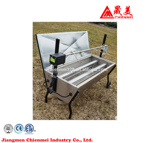 en acier inoxydable Coréen <span class=keywords><strong>BARBECUE</strong></span> <span class=keywords><strong>vertical</strong></span> équipement de gril viré fumeurs charbon de bois BBQ, des foyers - Product Image 2