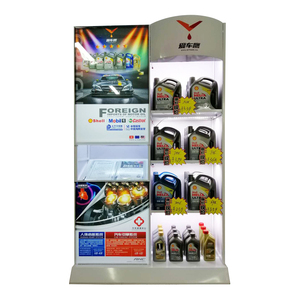 Nhà để xe cửa hàng xe triển lãm kim loại lịch thi đấu đa lớp động cơ dầu thép hiển thị kệ - Product Image 1