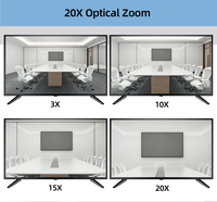 4K 30fps PTZ Videokonferenzkameras 20x Optischer Zoom KI-Tracking USB 3.0 für Bildung Klassenzimmer Schulung Seminar OEM ODM