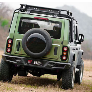 Pare-chocs arrière en acier robuste Black Flame pour BAW 212 BJ212 T01 2024 2025 2026 4x4 tout-terrain avec treuil - Product Image 3