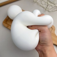 Jouet anti-stress en forme de pain vapeur pour enfants et adultes, adorable, de haute qualité, en PU écologique, à récupération lente, idéal pour les fêtes et les cadeaux de bienvenue