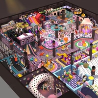 Equipo de Juego Interior Directo de Fábrica, Temática de Circo y Carnaval, Tobogán Ondulado, Piscina de Pelotas, Túnel de Puntos, Trampolín, Carrusel