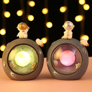 Astronaut Theme Decorative <b>Lamp</b> Led Light Resin Material For Home Living Room Gift - Product Image 1