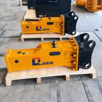 Mini brise-roche hydraulique silencieux de type supérieur pour excavatrice de 1 à 5 tonnes