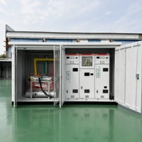 Poste de transformateur compact préfabriqué industriel 11kV 12kV 200kVA~1250kVA intérieur/extérieur certifié IEC/GB approuvé CE