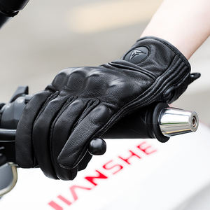 MOTOWOLF Sarung Tangan Layar Sentuh Sepeda Motor Kulit, Sarung Tangan Berkendara Motocross Bersirkulasi Musim Panas - Product Image 6