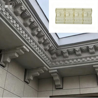 Moule en plastique ABS pour corniche en béton, réutilisable, motif griffe de tigre européen, pour la décoration des murs extérieurs et des toits de villas