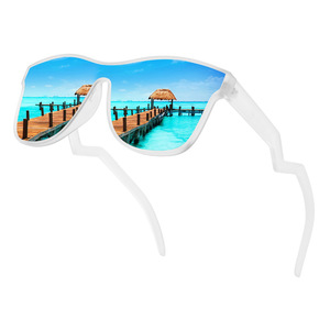 <b>Large</b> <b>Frame</b> Polarized Sunglasses Black PC <b>Frame</b> TAC Lens UV400 Outdoor Cycling Sports Eyewear - Product Image 3