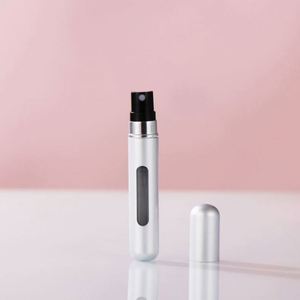 Hot Empty Traveling Atomizers Mist Spray Bottom Refillable <b>5Ml</b> 8Ml 10Ml Aluminum/Glass <b>Perfume</b> <b>Bottle</b> Personal Care Custom Color - Product Image 1