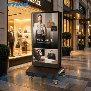 Kiosco <span class=keywords><strong>de</strong></span> Señalización Digital <span class=keywords><strong>de</strong></span> Doble Cara, Portátil, Recargable, Resistente al Agua IP65, <span class=keywords><strong>de</strong></span> Alta Luminosidad, <span class=keywords><strong>de</strong></span> 43 Pulgadas, para Exteriores - Product Image 1