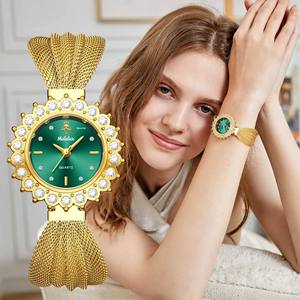Montre à quartz pour femme Sunflower, cadran de 26 mm, épaisseur de 9 mm, boîtier en alliage, cadran en verre, luxe de haute valeur - Product Image 5