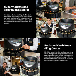 Machine <span class=keywords><strong>de</strong></span> comptage <span class=keywords><strong>de</strong></span> pièces <span class=keywords><strong>de</strong></span> monnaie <span class=keywords><strong>de</strong></span> haute qualité, machine à estamper les pièces <span class=keywords><strong>de</strong></span> monnaie, machine <span class=keywords><strong>de</strong></span> tri et <span class=keywords><strong>de</strong></span> classification des pièces USD/Euro/Canada - Product Image 4