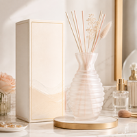 Diffuseur de parfum en verre réutilisable pour centres de table, mini vase vintage de 110 ml pour diffuseur de parfum, décorations de mariage