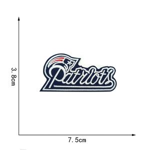 แผ่นปักลายทวิลล์แบบรีดติดสำหรับหมวกทีมอิงแลนด์แพทริออตส์  แบบกำหนดเอง เป็นมิตรกับสิ่งแวดล้อม - Product Image 2