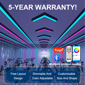 Lampada a Sospensione Decorativa a Freccia Certificata UL CE, Stile Semplice, in Ferro Battuto, per Illuminazione d'Atmosfera in Ufficio, Palestra, Corridoio, Studio - Product Image 2