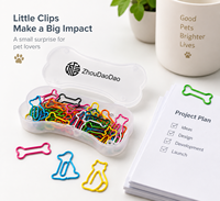 Clips en forme d'animaux assortis pour salons professionnels, événements et supports promotionnels clients