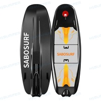 Nouvelle planche à moteur en fibre de carbone améliorée, vitesse de 55 km/h, autonomie de 60 minutes, planche de surf électrique, prise en charge OEM, certifiée CE et MSDS