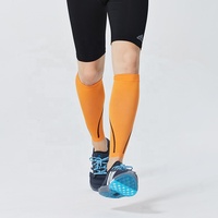 Manchons de jambe de compression gradués couleur néon manchon de compression de mollet pour varices