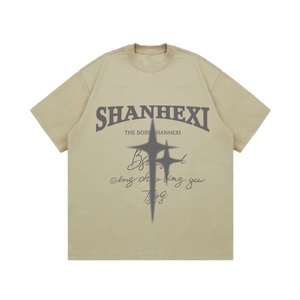 T-shirt pour homme <span class=keywords><strong>DG</strong></span>, <span class=keywords><strong>marque</strong></span> tendance européenne et américaine, imprimé lettres, style streetwear hip-hop rétro, ample, poids lourd, taille S - Product Image 2