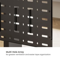 Gestion des câbles à vis Support de plateau de câbles vertical sous le bureau pour bureau