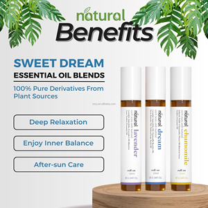 Huiles essentielles de lavande et de camomille naturelles à appliquer en roll-on pour un sommeil profond, des rêves et une relaxation apaisante, aromathérapie, huiles anti-stress - Product Image 4