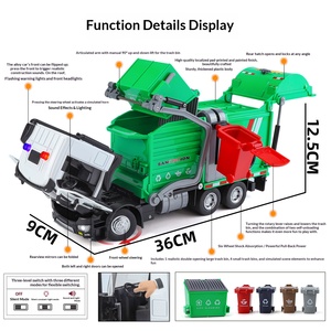 Popular y Elegante Coche de Juguete de Aleación a Escala 1:30 con Luz y Sonido, Vehículo Detallado de Construcción Grande para Niños, Ideal para Jugar y Coleccionar - Product Image 3