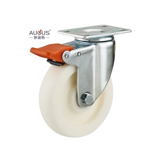 Rolamento Lockable 5 "rodízio do giro roda o rodízio médio do dever com freio - Product Image 4