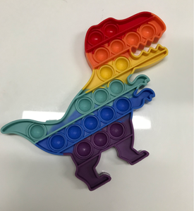 Rainbow <span class=keywords><strong>Among</strong></span> <span class=keywords><strong>us</strong></span> Push Fidget giocattolo sensoriale Pop itting, Dinosaur Unicorn Glitter Push Pop itting Bubble giocattolo in Silicone - Product Image 4
