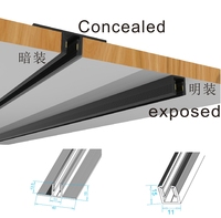 Projecteur LED Moderne Ultra Fin 3 CCT sur Rail en Aluminium et Silicone, Culot GU10, CRI 90, Puces Bridgelux, Dimmable, Angle de Faisceau 120°