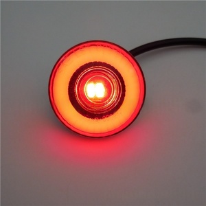 Feu arrière de moto, feu arrière LED modifié pour scooter électrique, feu arrière rond de moto, feu stop LED monoculaire - Product Image 4