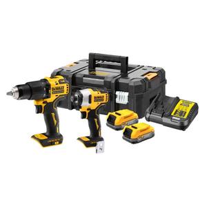 DeWalt Power Drill <b>Set</b> 20V Max Cordless Drill <b>Driver</b> Impact <b>Driver</b> Battery Charger Case - Product Image 1