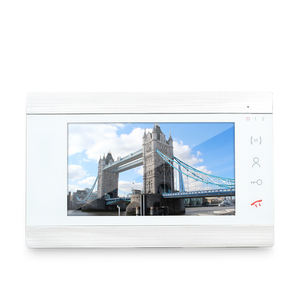 Corea inalámbrico mirilla color dos <span class=keywords><strong>edificio</strong></span> vídeo sistema de intercomunicación de la puerta teléfono huella digital Wifi - Product Image 1