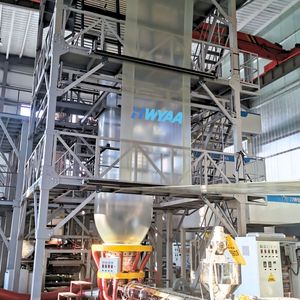 Hwyaa ba lớp co-đùn HDPE/PVC/PP/PA Túi Phim máy đùn dây chuyền sản xuất thổi phim máy đùn 1000-1100 kg/giờ - Product Image 3