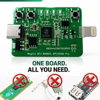 Outil de réparation DFU RP2350A Pro pour Raspberry Pi Pico2, iPhone A12/A13, déconnexion WiFi, DFU automatique, écran violet, mode USBLiter8, Plug & Play