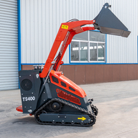 Chargeuse compacte neuve à bas prix, Euro 5 CE, type hydraulique, mini-chargeuse compacte avec godet