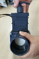 Vanne à opercule manuelle en PVC-U pour systèmes d'irrigation agricole, pression 0,35 MPa, taille de port DN32-DN150, fournie directement par l'usine