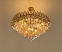 Lustre rectangulaire moderne en verre fumé à plusieurs niveaux, grande suspension linéaire pour salle à manger, rénovation de maison à concept ouvert