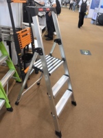 Nouvelle échelle pliante en aluminium 2026 pour usage extérieur et en entrepôt, échelle domestique portable
