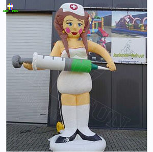 Airfun inflable mujer Holanda <span class=keywords><strong>muñecas</strong></span> 3,5 m alto gigante inflable mujer enfermera dibujos animados caliente nueva venta durable pvc - Product Image 5