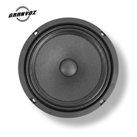 Altavoz Personalizable con Cesta de Acero, 150 Watts RMS, 300 Watts Máx., Altavoces de Rango Medio para Auto de 8 Pulgadas, 4 Ohmios, 8 Ohmios, para Sistema de Audio para Auto