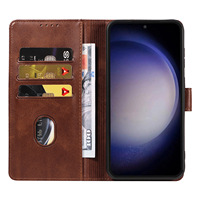 Étui de téléphone personnalisé en matériau PU, design professionnel, pour smartphones S25 S24 Plus S23 avec rabat portefeuille